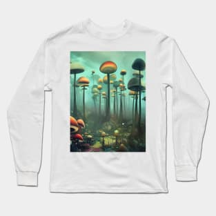 Beneath the Mushroom Canopy Long Sleeve T-Shirt